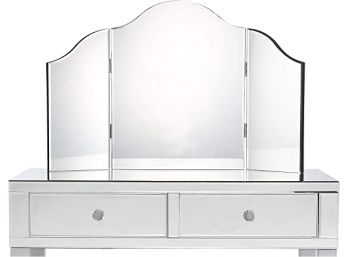 #5 Inspired Home Tri-fold Tabletop Vanity Mirror