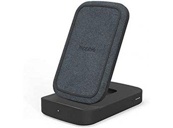 #126 Mophie - Powerstation Wireless Stand - Wireless Portable Charger Containing An 8,000mAh Battery