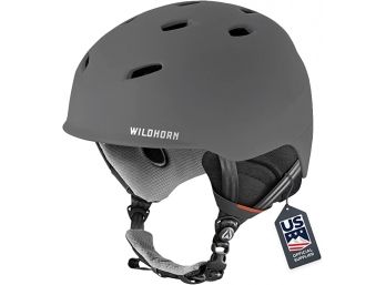 #150 Wildhorn Drift Snowboard & Ski Helmet - US Ski Team Official Supplier - Performance & Safety -Graphite