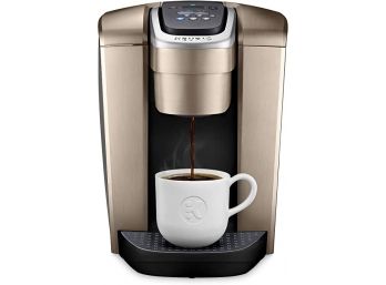 #151 Keurig K-Elite Coffee Maker, Single Serve K-Cup Pod Coffee Brewer Iced Coffee Capability Brushed Gold