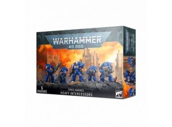 #187 Games Workshop Warhammer 40,000 Space Marines Heavy Intercessors Distressed Box