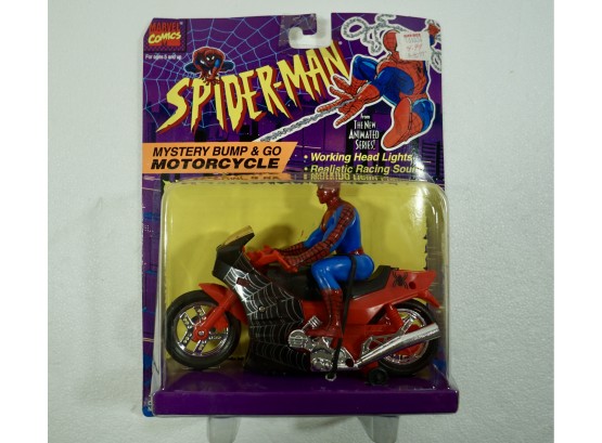 Spiderman Mystery Bump And Go Motorcycle