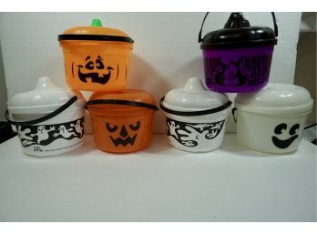 6 MacDonald's Happy Meal Halloween Candy Pails