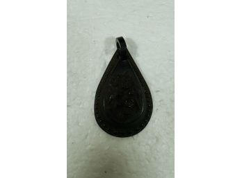 Victorian Mourning Pendant 2 1/4'