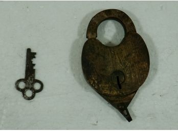 Corbin Cabinet Lock Co. With Key Bronze  3 1/2 ''