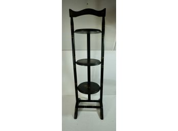 3 Tiered Cake Stand - Hitchcock Style- Stenciled- 3' T X 11' W