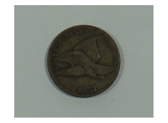 1857 Flying Eagle  One Penny Civil War Era