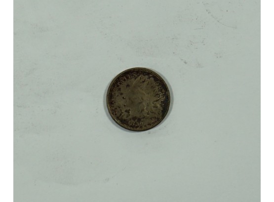 1859  Indian Head Cent - First Year Of Indian Head Penny!