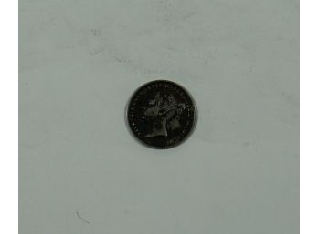 1860 Sixpence Great Britain Silver