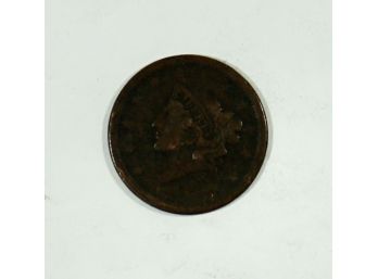 1838 Coronet Head US Large Cent - Early Copper Coin