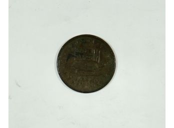 1837 Hard Times Token -I Follow The Steps Of My Predecessor - Executive Experiment