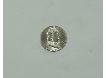 1963 D  Franklin Silver Half Dollar