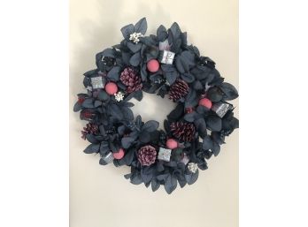 18' Blue & Pink Wreath