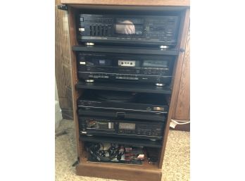 Stereo Cabinet 4  Fisher Stereo System