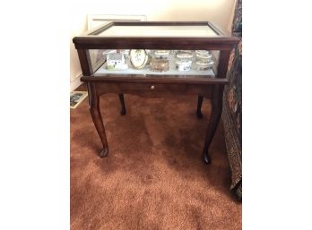 Display Side Table (glass Top) 22w X 17D X 23H