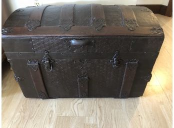 Dome Trunk W/ Contents