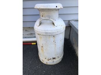 Vintage Milk Can Sommerville MA Creamery