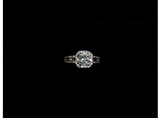 Sterling Cubic Zirconia Ring Size 6.25