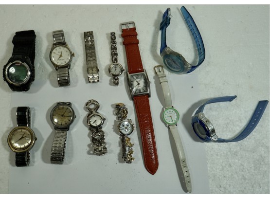 Lot Of 12 Watches - Men's & Women's