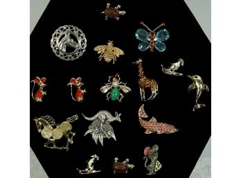 16 Animal Pins