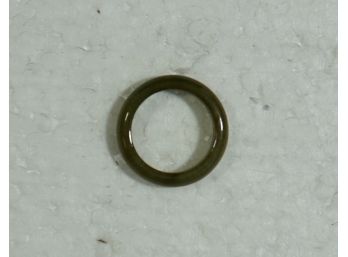 Dark Green Jade Ring Size 7.5
