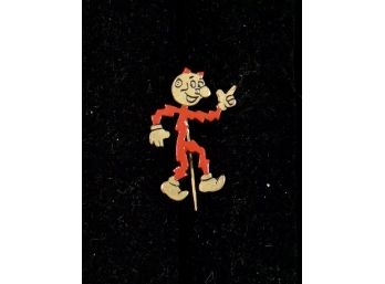 Vtg Mr. Reddy Kilowatt Stick Pin Lightbulb Man Figure Advertisement