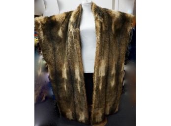Fake Fur Cape Size 4X