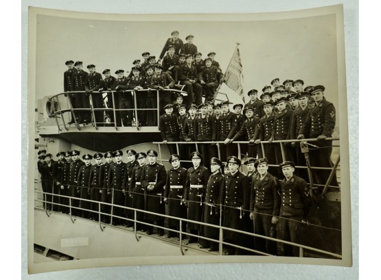 Crew On Ship 8x10 Photo