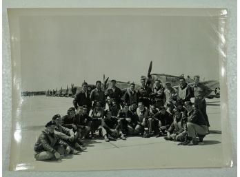 Squadron With Planes 8x10 Photo