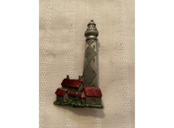 53. Pewter Lighthouse Pewter Pin