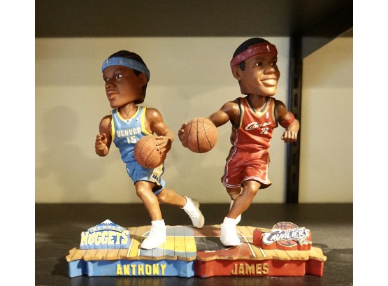 Limited Edition Double Bobblehead Carmelo Anthony & Lebron James