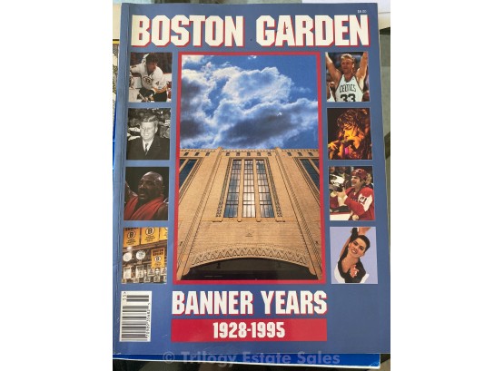 Lot Of Three Boston Garden Milestone Booklets