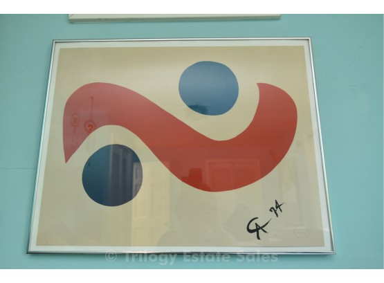 Alexander Calder 'Skybird' Lithograph