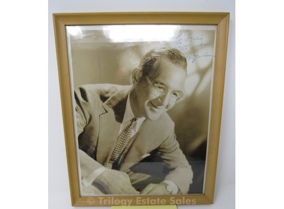 Benny Goodman Autographed Photo