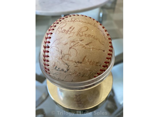 1940s (?) Yankees Autographed Baseball