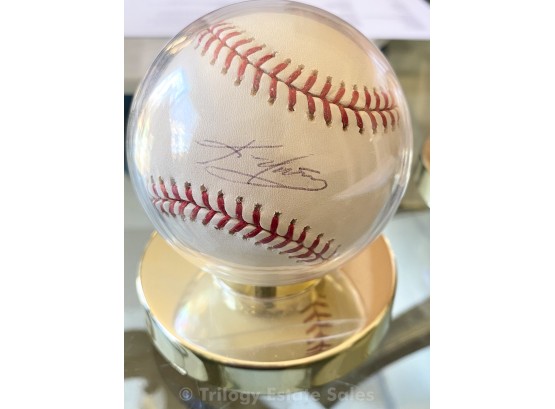 Kevin Youkilis Autographed Baseball