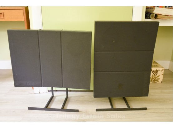 Bang & Olufsen Red Line 60 6503 Speakers W/ Stands
