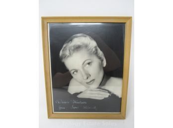 Joan Fontaine Autographed Photo