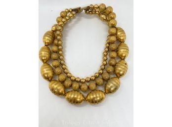Vintage Jay Feinberg (Strongwater) Chunky Gold-Tone Necklace