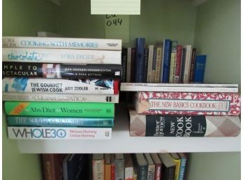 Lot Of Diet And Cookbooks