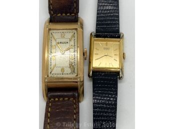 Gruen And Seiko Wristwatches