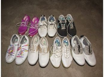 7 Pairs Womans Size 7.5 8 Golf Shoes