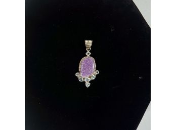 Purple Stone Slider (marked 925)