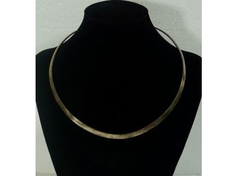 Sterling Silver Sajan Choker Collar Necklace