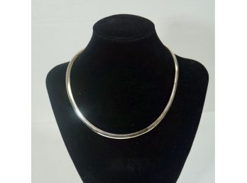 18' Herringbone Sterling Silver Necklace