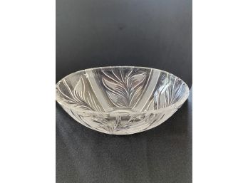 Oval Leaf Pattern Decorative Bowl I1