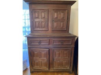 Antique French Hunting Cabinet 2 Pcs