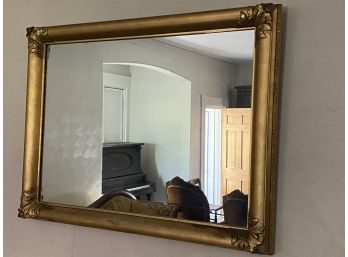 Gold Fireplace Mirror With Decorative Corners