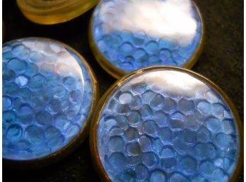 Blue Shimmering Bubbles