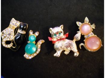 Pretty Kitties Set Of Pins